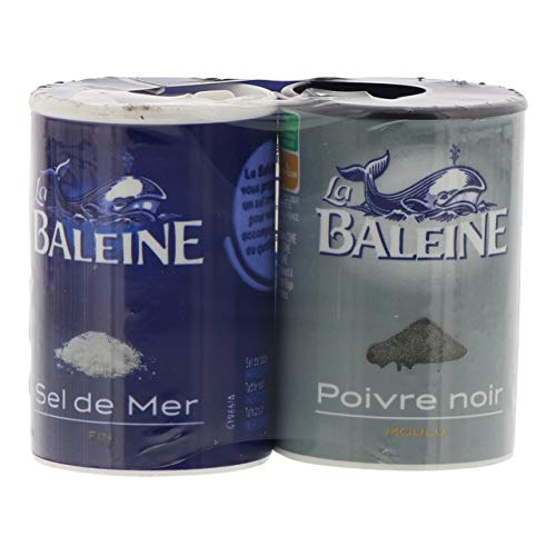 La Baleine Pfeffer-Meersalz - Multipack 2 Töpfe x 34 Gramm von La Baleine