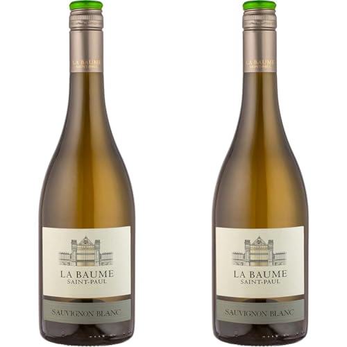 La Baume Saint Paul - Sauvignon Blanc trocken Weisswein aus Frankeich (1 x 0.75 l) (Packung mit 2) von La Baume Saint Paul