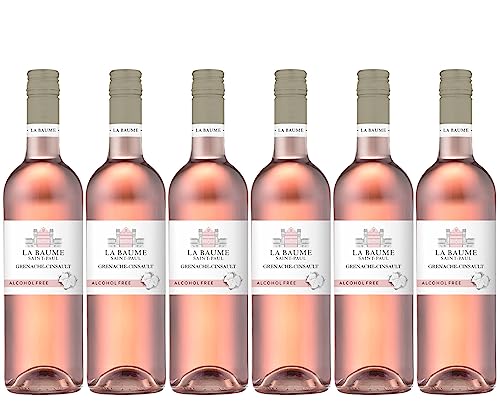 La Baume St Paul - Alkoholfreier Roséwein, Grenache und Cinsault - Wein ohne Alkohol (6 x 0,75L) von La Baume