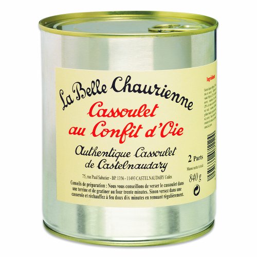 Cassoulet au Confit d'Oie, Bohneneintopf mit Gans, La Belle Chaurienne, 840 g von La Belle Chaurienne