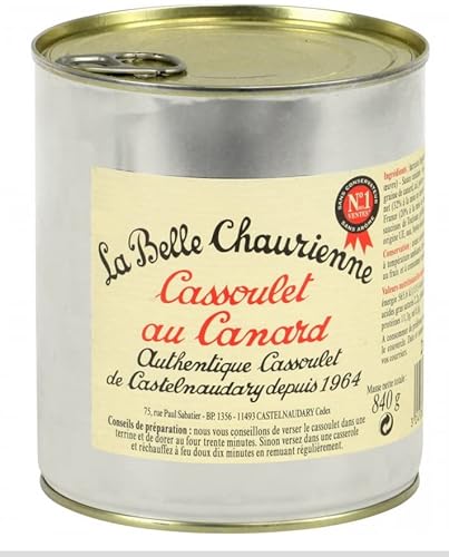 LA BELLE CHAURIENNE "Cassoulet au Canard" (Bohneneintopf mit Ente) 840g von La Belle Chaurienne