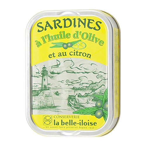 La Belle Iloise Sardinen mit Zitrone und Olivenöl, 115 g La Belle Iloise Sardinen mit Zitrone und Olivenöl, 115 g von Le Paludier