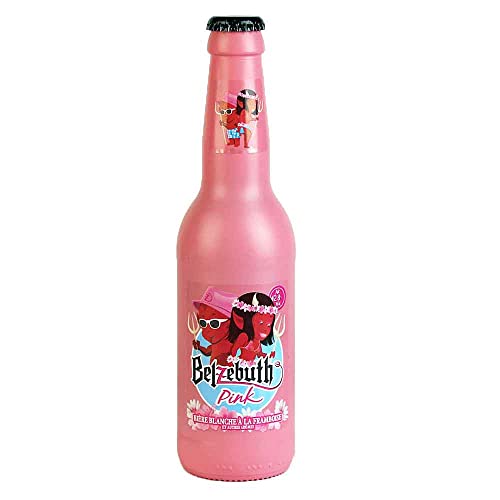 Belzebuth Pink Weizenbier mit Früchten Bier 2,8 % 330 ml von La Belzébuth