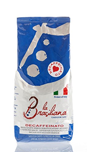 La Brasiliana Caffè Decaffeinato, Bohne, 1er Pack (1 x 1 kg) von La Brasiliana