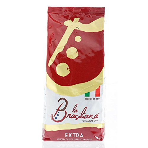 La Brasiliana Caffè Special Rosso Extra, Bohne, 1er Pack (1 x 1 kg) von La Brasiliana