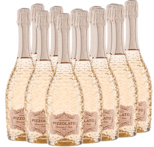 Rosé Spumante Extra Dry Pizzolato Schaumwein 12 x 0,75l VINELLO - 12 x Weinpaket inkl. kostenlosem VINELLO.weinausgießer Rosé Spumante Extra Dry Pizzolato Schaumwein 12 x 0,75l VINELLO - 12 x Weinpaket inkl. kostenlosem VINELLO.weinausgießer von La Cantina Pizzolato