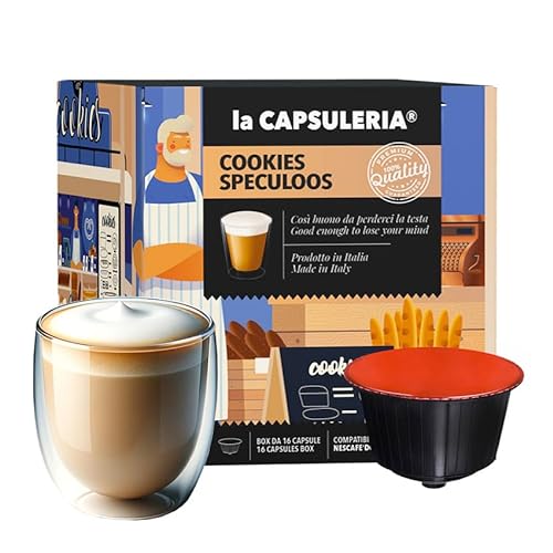 COOKIES SPECULOOS (48 Kapseln) kompatibel mit Nescafé Dolce Gusto, 3er Pack, 3x16 Kapseln (48 Portionen) - (La Capsuleria) von La Capsuleria