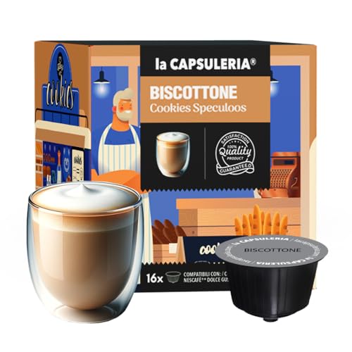 COOKIES SPECULOOS (48 Kapseln) kompatibel mit Nescafé Dolce Gusto, 3er Pack, 3x16 Kapseln (48 Portionen) - (La Capsuleria) von La Capsuleria