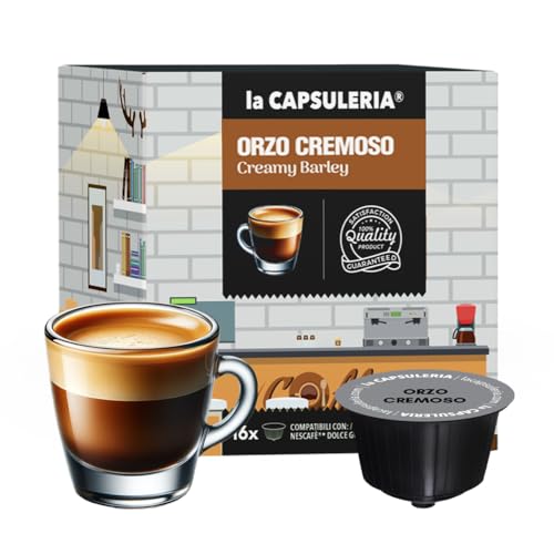 GERSTENKAFFEE (48 Kapseln) kompatibel mit Nescafé Dolce Gusto, 3er Pack, 3x16 Kapseln (48 Portionen) - (La Capsuleria) von La Capsuleria