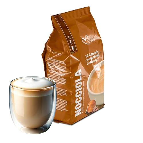 HAZELNUSS (96 Kapseln) kompatibel mit Tchibo Cafissimo - Caffitaly, Lot de 8 x 12 Capsules (96 portions tot) - la Capsuleria von La Capsuleria