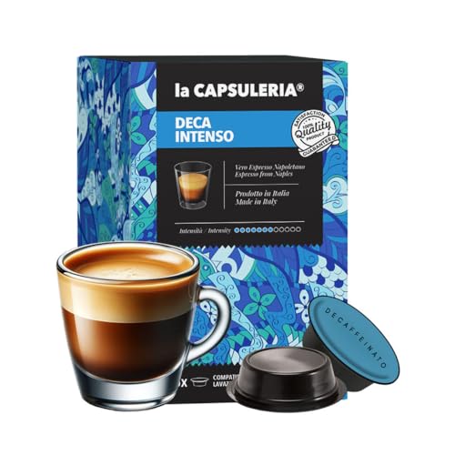 Kaffee KOFFEINFREI (128 Kapseln) kompatibel mit Lavazza A Modo Mio, 8er Pack, 8x16 Kapseln (128 Portionen) - La Capsuleria von La Capsuleria