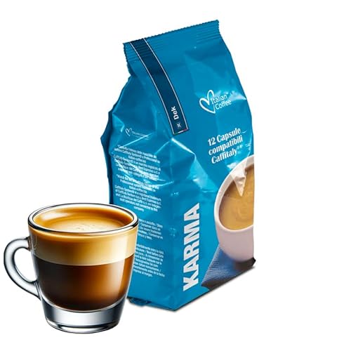 Kaffee KOFFEINFREI (96 Kapseln) kompatibel mit Tchibo Cafissimo - Caffitaly, Lot de 8 x 12 Capsules (96 portions tot) - la Capsuleria von La Capsuleria