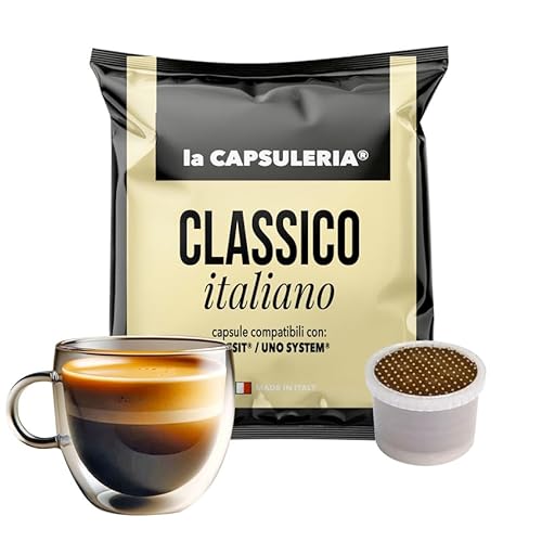 Klassischer Kaffee, italienischer Geschmack (100 Kapseln), kompatibel mit Indesit Uno System - (La Capsuleria) von La Capsuleria