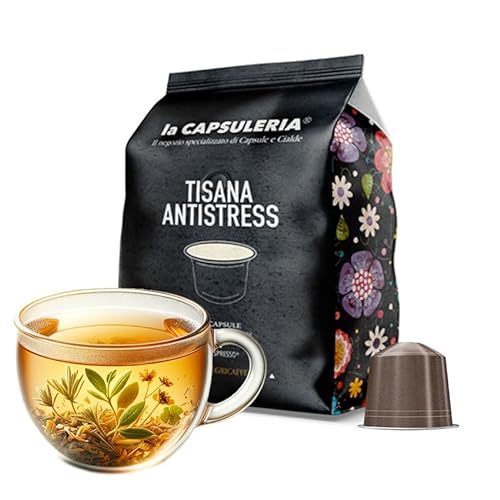 ANTI-STRESS KRÄUTERTEE (100 Kapseln) kompatibel mit Nepresso - (La Capsuleria) von La Capsuleria