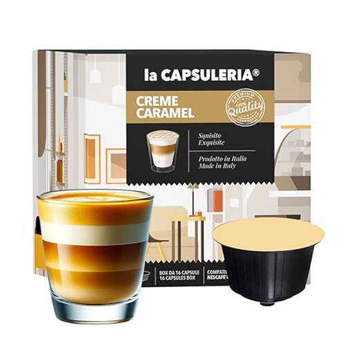 CARAMEL MACCHIATO (48 Kapseln) kompatibel mit Nescafé Dolce Gusto, 3er Pack, 3x16 Kapseln (48 Portionen) - (La Capsuleria) von La Capsuleria