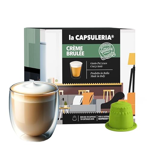 CREME BRULEE (240 Kapseln) kompatibel mit Nepresso, 24er Pack, 24x10 Kapseln (240 Portionen) - La Capsuleria von La Capsuleria