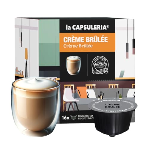 CREME BRULEE (48 Kapseln) kompatibel mit Nescafé Dolce Gusto, 3er Pack, 3x16 Kapseln (48 Portionen) - (La Capsuleria) von La Capsuleria