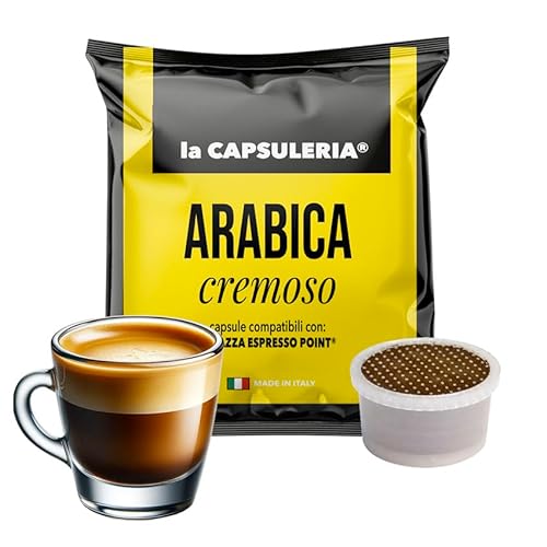Café ARABICA CREMOSO, 100% Arabica (100 Kapseln) kompatibel mit Lavazza Espresso Point - (La Capsuleria) von La Capsuleria
