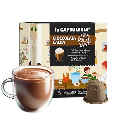 HEISSE SCHOKOLADE (240 Kapseln) kompatibel mit Nepresso - (La Capsuleria) von La Capsuleria