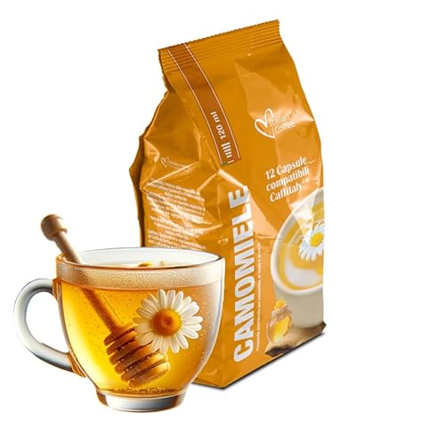 KAMILLENHONIG UND ORANGE (96 Kapseln) kompatibel mit Tchibo Cafissimo - Caffitaly, Lot de 8 x 12 Capsules (96 portions tot) - la Capsuleria von La Capsuleria