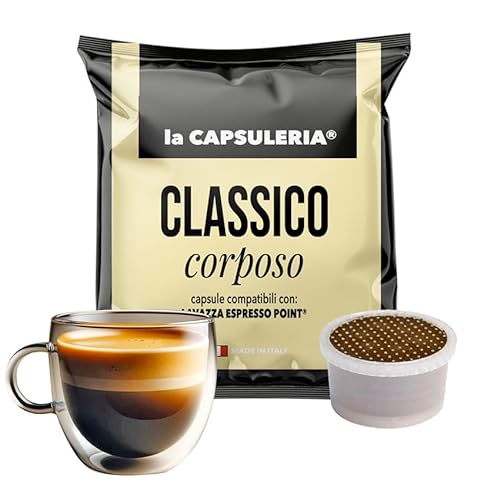 Kaffee CLASSICO CORPOSO, cremig (100 Kapseln) kompatibel mit Lavazza Espresso Point - (La Capsuleria) von La Capsuleria