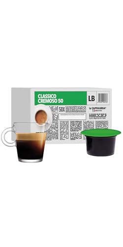Kaffee CLASSICO CREMOSO, cremig (100 Kapseln) kompatibel mit Lavazza Blue - (La Capsuleria) von La Capsuleria