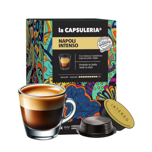 Kaffee CREMA DI NAPOLI (128 Kapseln) kompatibel mit Lavazza A Modo Mio, 8er Pack, 8x16 Kapseln (128 Portionen) - La Capsuleria von La Capsuleria