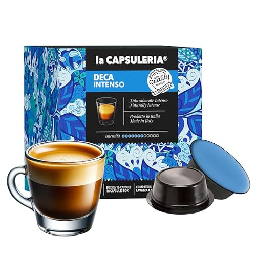 Kaffee KOFFEINFREI (128 Kapseln) kompatibel mit Lavazza A Modo Mio, 8er Pack, 8x16 Kapseln (128 Portionen) - La Capsuleria von La Capsuleria