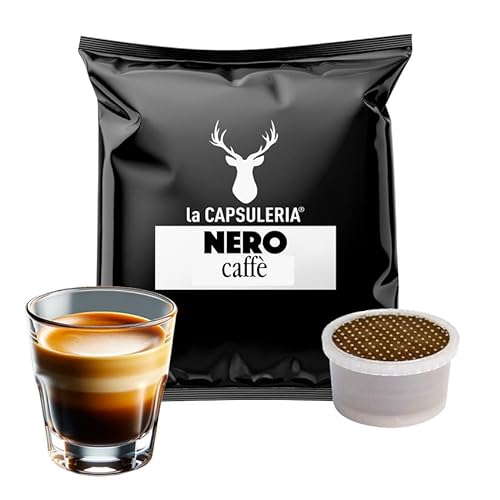 Kaffee NERO, stark (100 Kapseln) kompatibel mit Lavazza Espresso Point - (La Capsuleria) von La Capsuleria