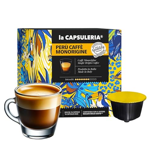 Kaffee PERU' 100% ARABICA (48 Kapseln) kompatibel mit Nescafé Dolce Gusto - (La Capsuleria) von La Capsuleria