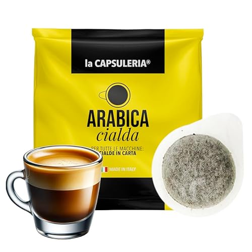 Kaffeepads 100% ARABICA (100 Pads) 7g ESE 44mm System - weicher und samtiger Kaffee (La Capsuleria) von La Capsuleria
