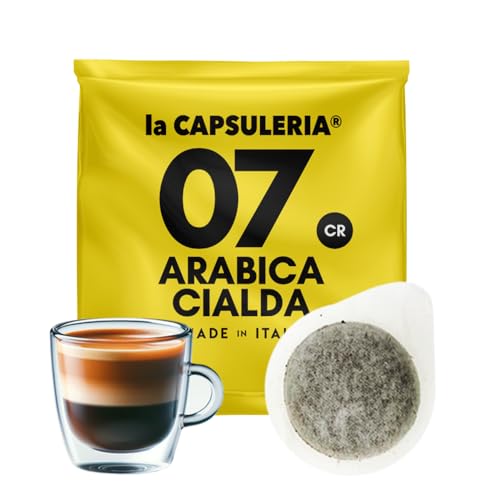 Kaffeepads ARABICA, elegant und aromatisch, (100 Pads) 1 Box, weicher Geschmack mit feiner Crema, ideal für alle, die einen raffinierten Kaffeegenuss lieben, La Capsuleria von La Capsuleria