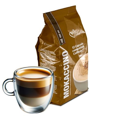 MOCHA (96 Kapseln) kompatibel mit Tchibo Cafissimo - Caffitaly, Lot de 8 x 12 Capsules (96 portions tot) - la Capsuleria von La Capsuleria
