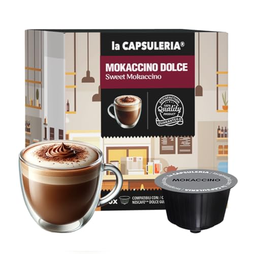 MOCHA (48 Kapseln) kompatibel mit Nescafé Dolce Gusto, 3er Pack, 3x16 Kapseln (48 Portionen) - (La Capsuleria) von La Capsuleria