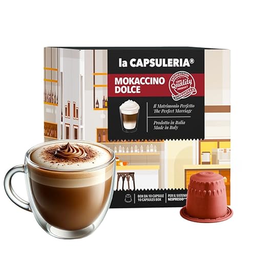 MOCHA (80 Kapseln) kompatibel mit Nepresso, 8er Pack, 8x10 Kapseln (80 Portionen) - La Capsuleria von La Capsuleria