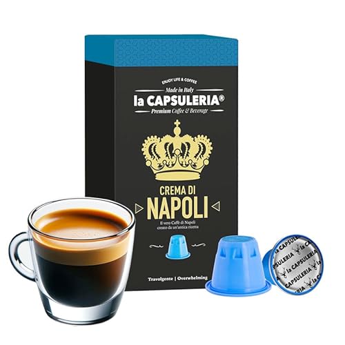 Kaffee CREMA DI NAPOLI (100 Kapseln) kompatibel mit Nepresso - (La Capsuleria) von La Capsuleria