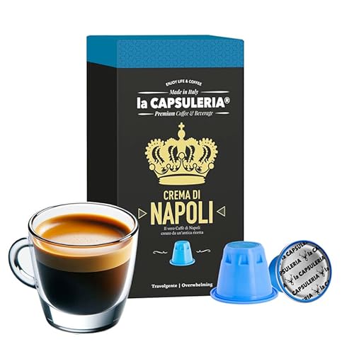 Kaffee CREMA DI NAPOLI (100 Kapseln) kompatibel mit Nepresso - (La Capsuleria) von La Capsuleria