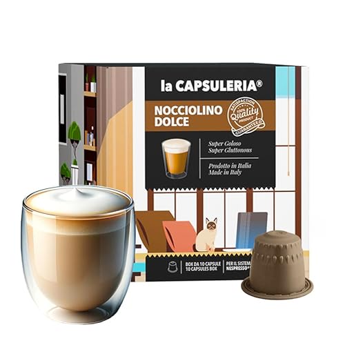 HASELNUSS (160 Kapseln) kompatibel mit Nepresso, 16er Pack, 16x10 Kapseln (160 Portionen) - La Capsuleria von La Capsuleria