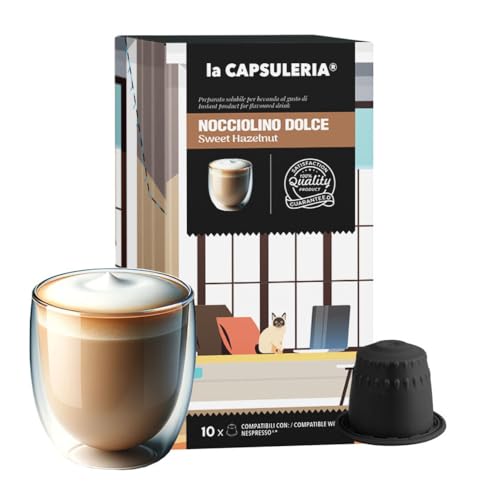 HASELNUSS (160 Kapseln) kompatibel mit Nepresso, 16er Pack, 16x10 Kapseln (160 Portionen) - La Capsuleria von La Capsuleria