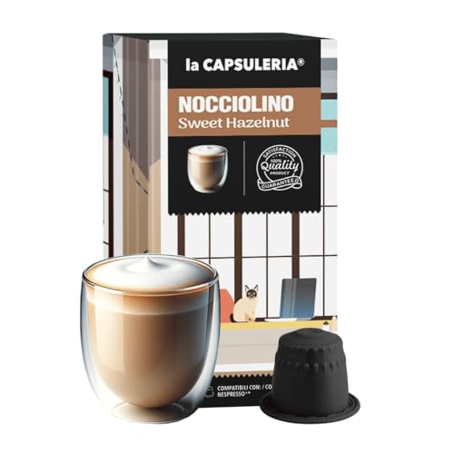 HASELNUSS (80 Kapseln) kompatibel mit Nepresso, 8er Pack, 8x10 Kapseln (80 Portionen) - La Capsuleria von La Capsuleria