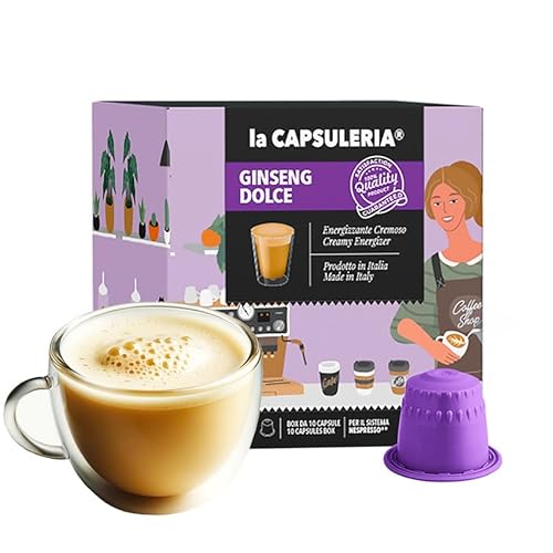 GINSENG (160 Kapseln) kompatibel mit Nepresso, 16er Pack, 16x10 Kapseln (160 Portionen) - La Capsuleria von La Capsuleria
