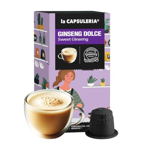 GINSENG (160 Kapseln) kompatibel mit Nepresso, 16er Pack, 16x10 Kapseln (160 Portionen) - La Capsuleria von La Capsuleria