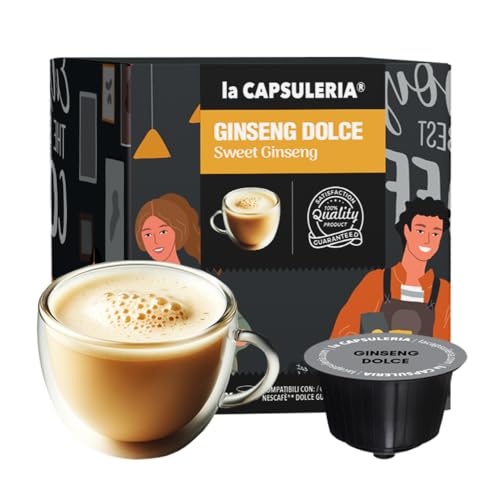 GINSENG (48 Kapseln) kompatibel mit Nescafé Dolce Gusto, 3er Pack, 3x16 Kapseln (48 Portionen) - (La Capsuleria) von La Capsuleria