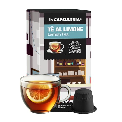 ZITRONENTEE (160 Kapseln) kompatibel mit Nepresso, 16er Pack, 16x10 Kapseln (160 Portionen) - La Capsuleria von La Capsuleria