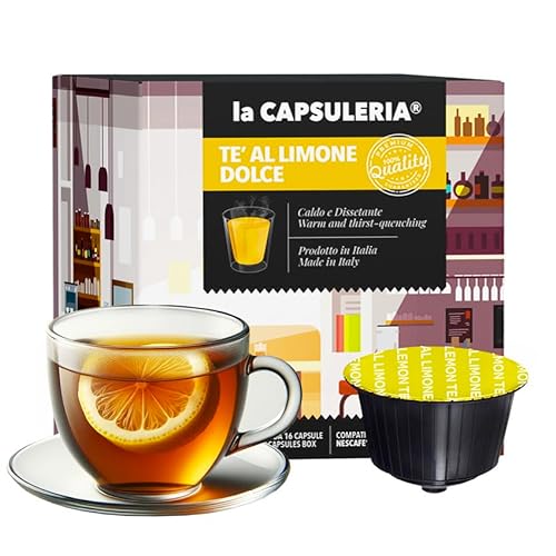 ZITRONENTEE (48 Kapseln) kompatibel mit Nescafé Dolce Gusto, 3er Pack, 3x16 Kapseln (48 Portionen) - (La Capsuleria) von La Capsuleria