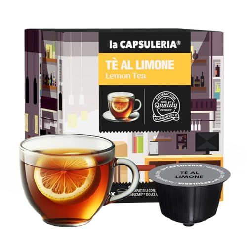 ZITRONENTEE (48 Kapseln) kompatibel mit Nescafé Dolce Gusto, 3er Pack, 3x16 Kapseln (48 Portionen) - (La Capsuleria) von La Capsuleria