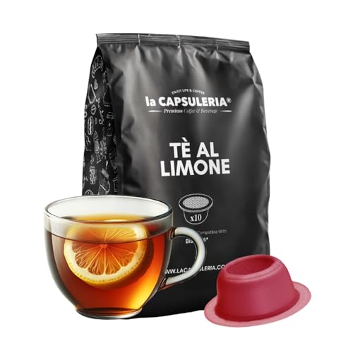 ZITRONENTEE (80 Kapseln) kompatibel mit Bialetti - (La Capsuleria) von La Capsuleria