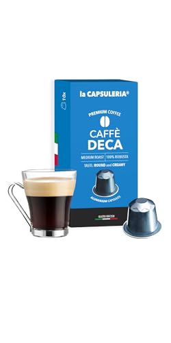 kaffee DECA (100 Kapseln) kompatibel mit Nepresso, 10er Pack, 10x10 Kapseln (100 Portionen) - La Capsuleria von La Capsuleria