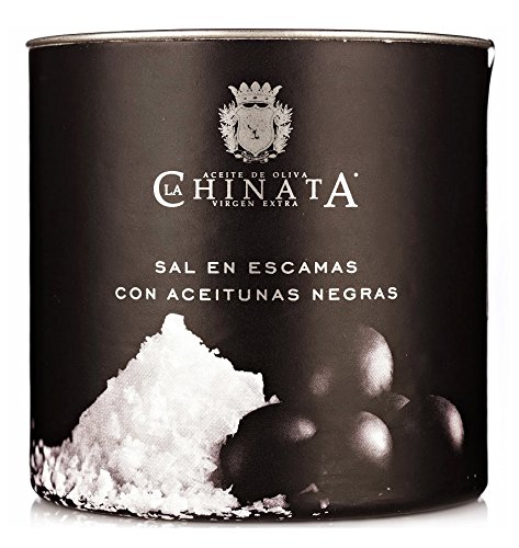 Flocken Meersalz „Schwarze Oliven“ - La Chinata (165 g) von La Chinata