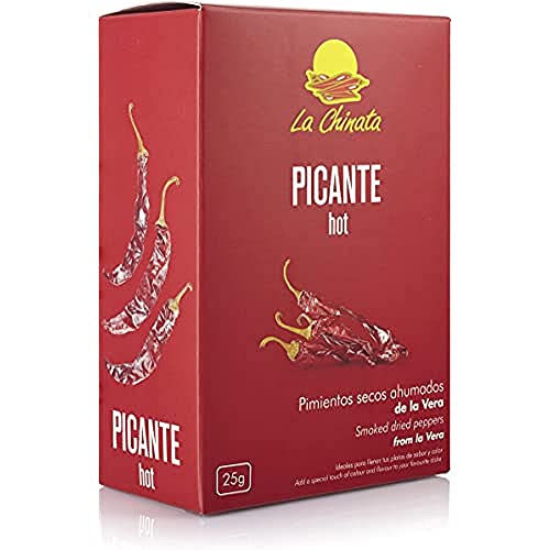 Geräucherte Paprika - LA CHINATA - DOP - Glutenfrei (Würzig, 25g Karton) von La Chinata